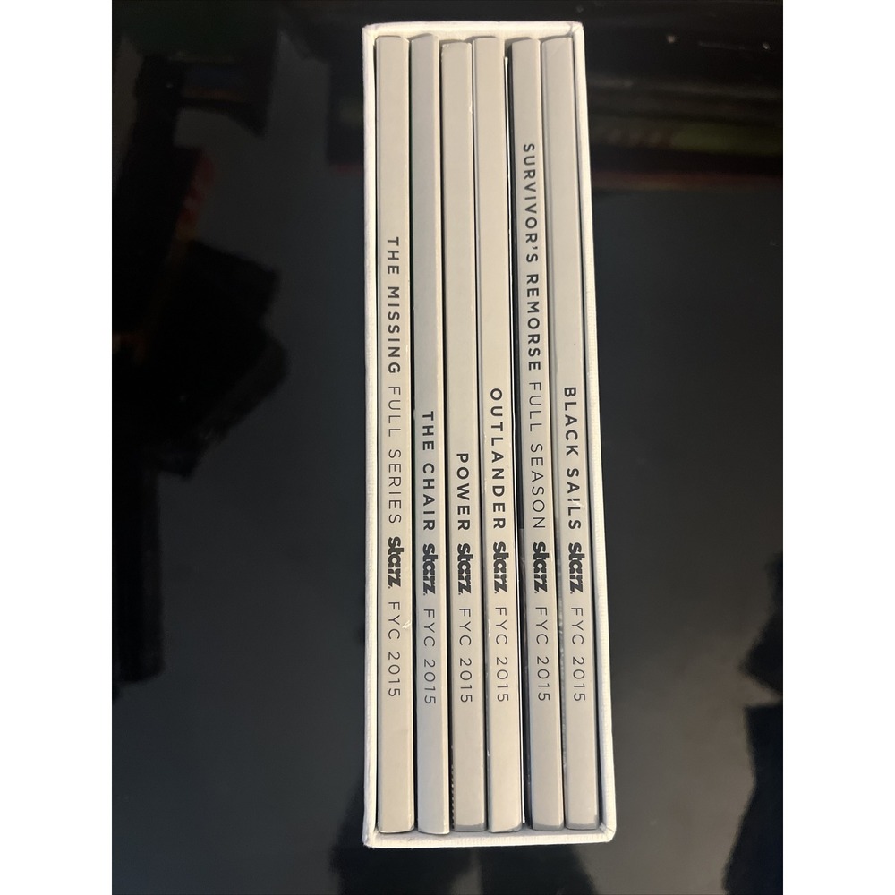 BLACK SAILS, POWER, Outlander, The Chair & More Complete Set FYC DVD STARZ 2015
